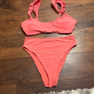 Aerie Coral Bikini Set